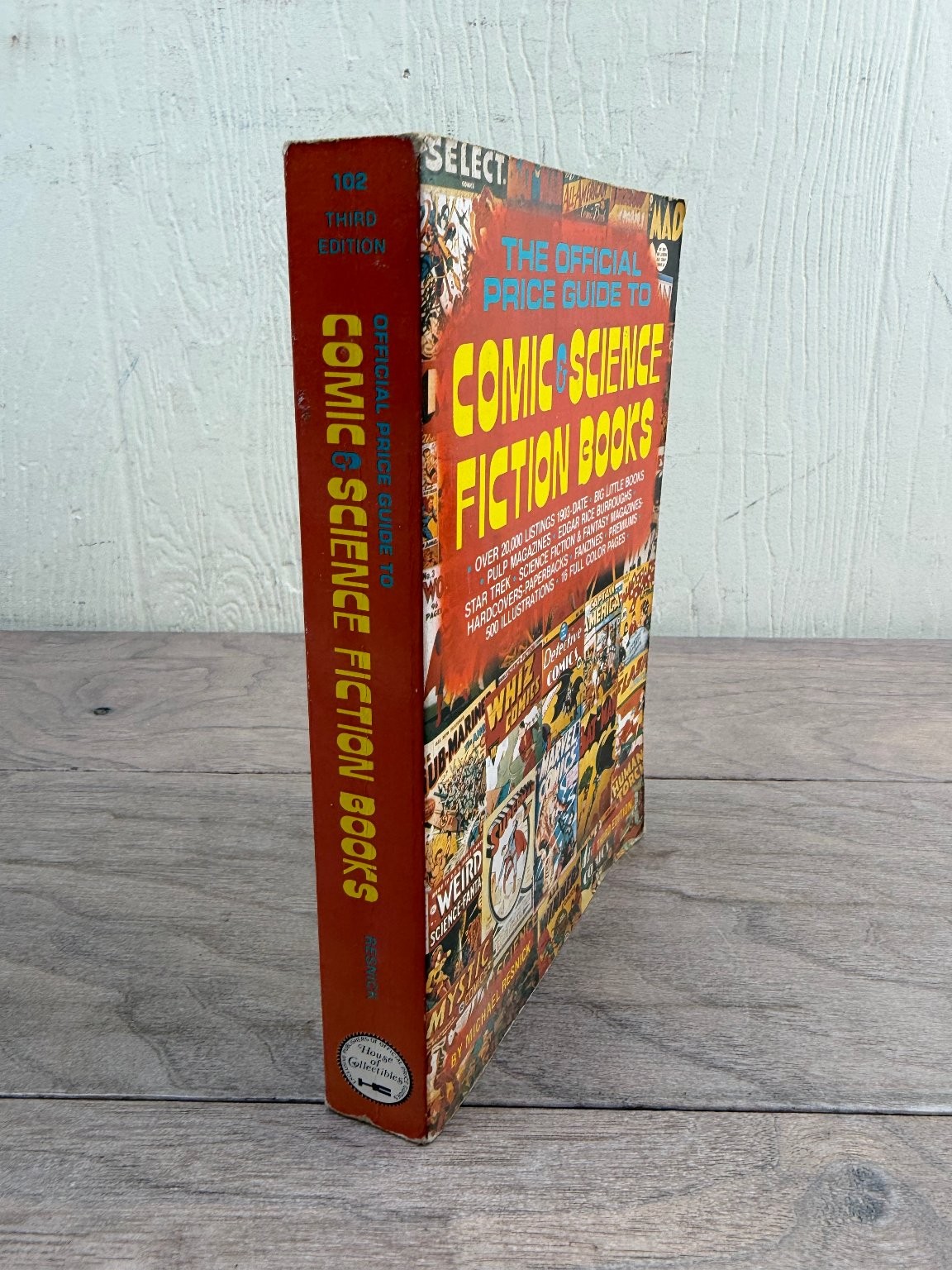 Official Price Guide to Comic & Science Fiction Books Resnick 1979 Third Ed.