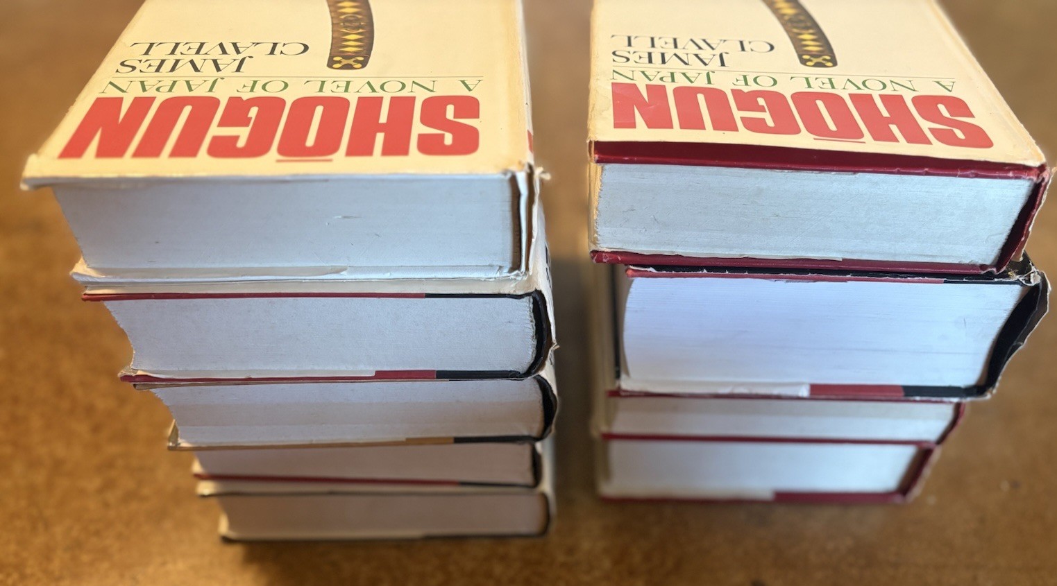 Shogun Asian Saga Lot Of 9 James Clavell, Hardcover Book Club+ Noble House