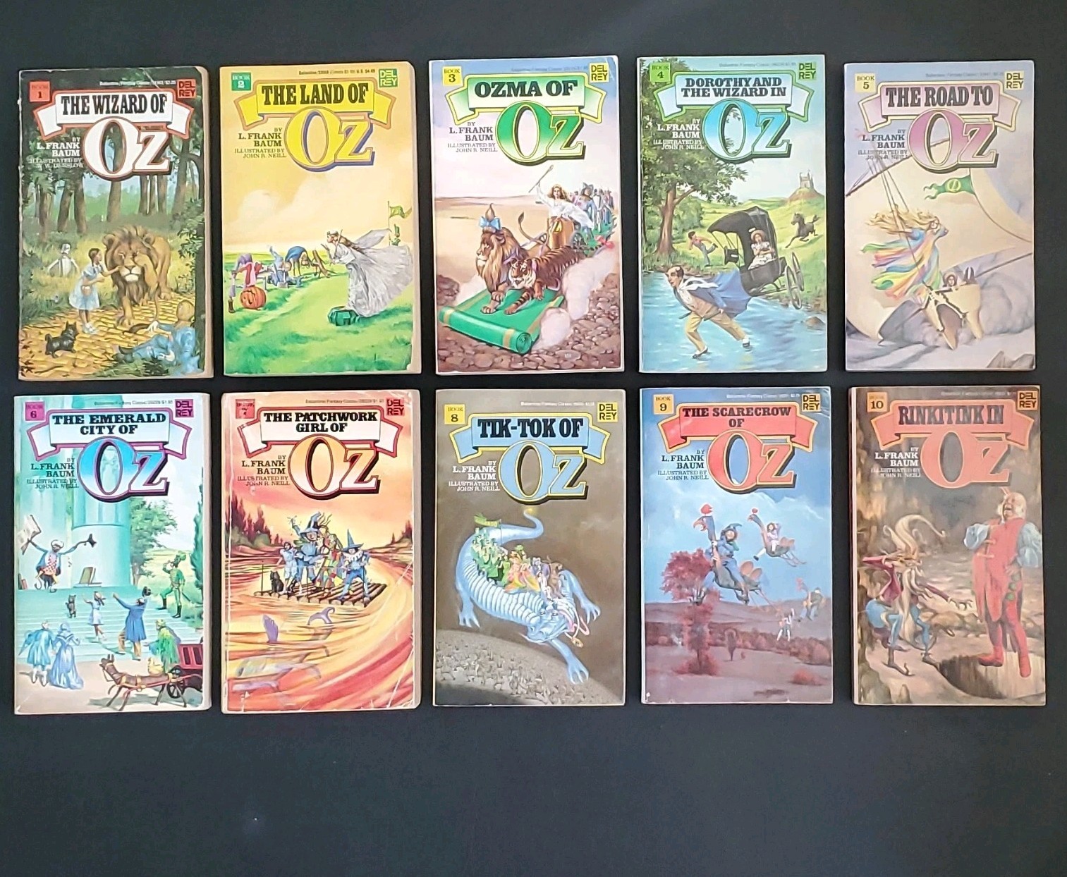 The Wizard of Oz by L. Frank Baum Paperback English Fantasy Novel Del Rey Series
