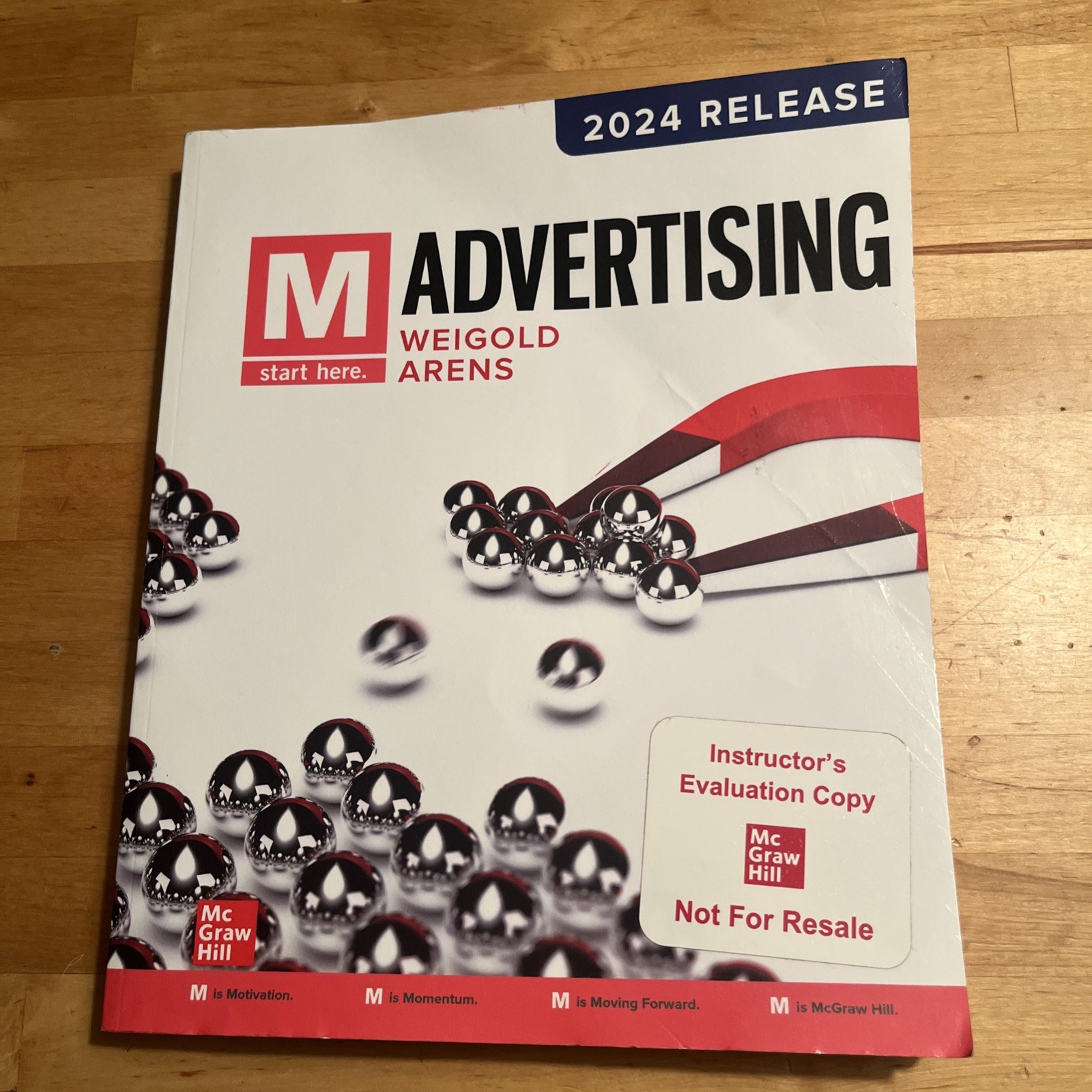 M: Advertising, William Arens, Michael F Weigold, 2024 Release, Instructor Copy