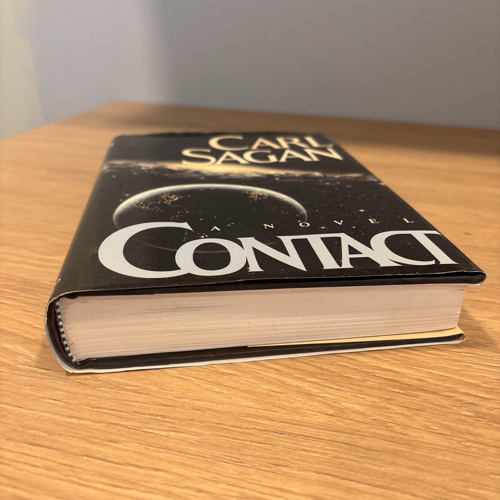 Carl Sagan Contact 1985 Hardcover 7th Printing Dust Jacket Excellent Condition