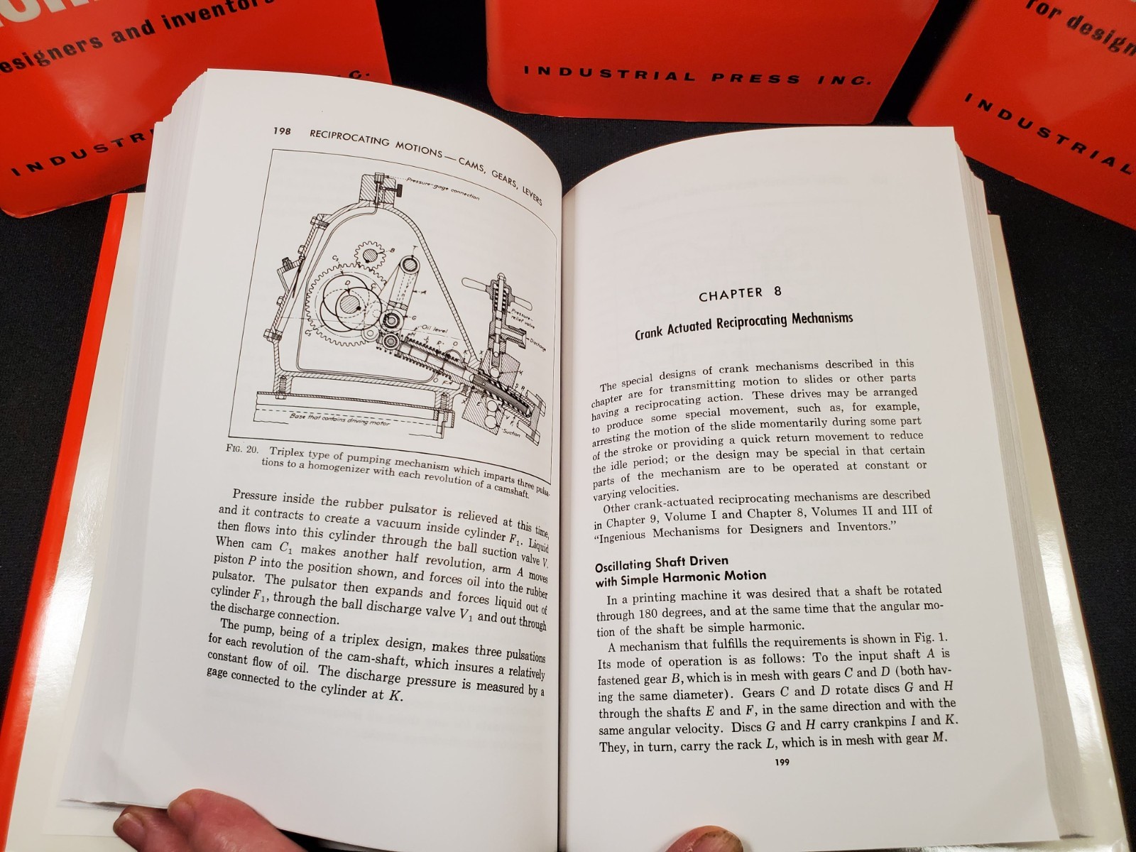 Ingenious Mechanisms for Designers Inventors Industrial Press 4 Books HC DJ