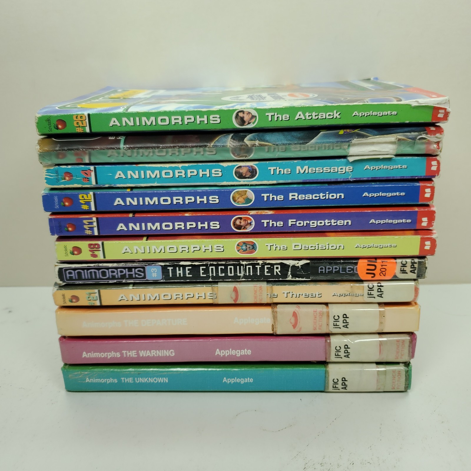 ANIMORPHS K.A. Applegate PB Book Lot Set of 11