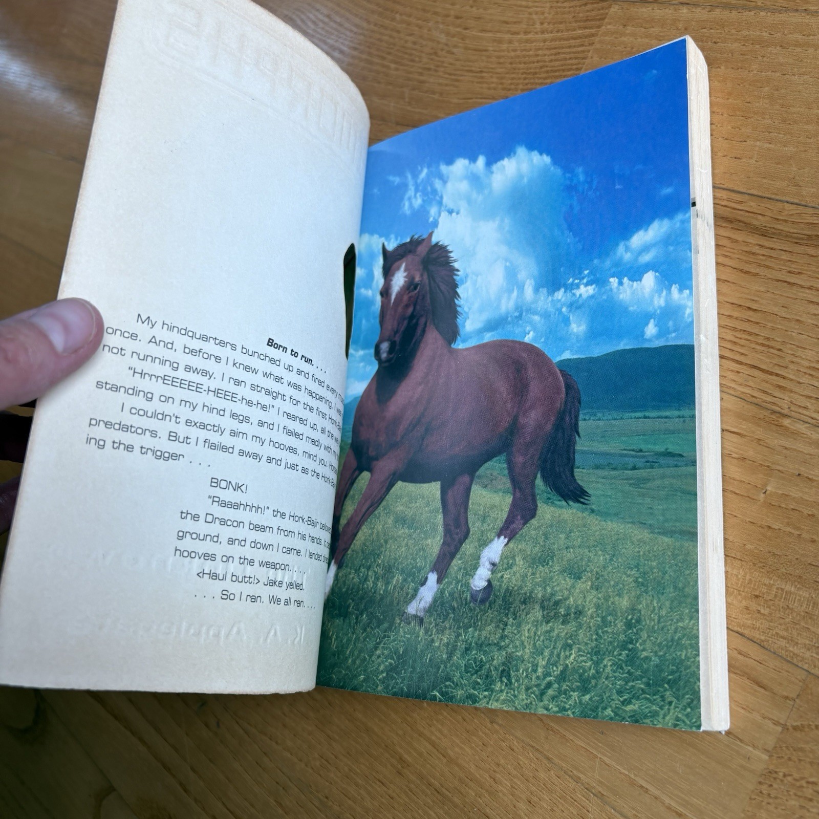 Animorphs #14 With Flip Book Stickers Sheet The unknown HTF Rare K. A. Applegate