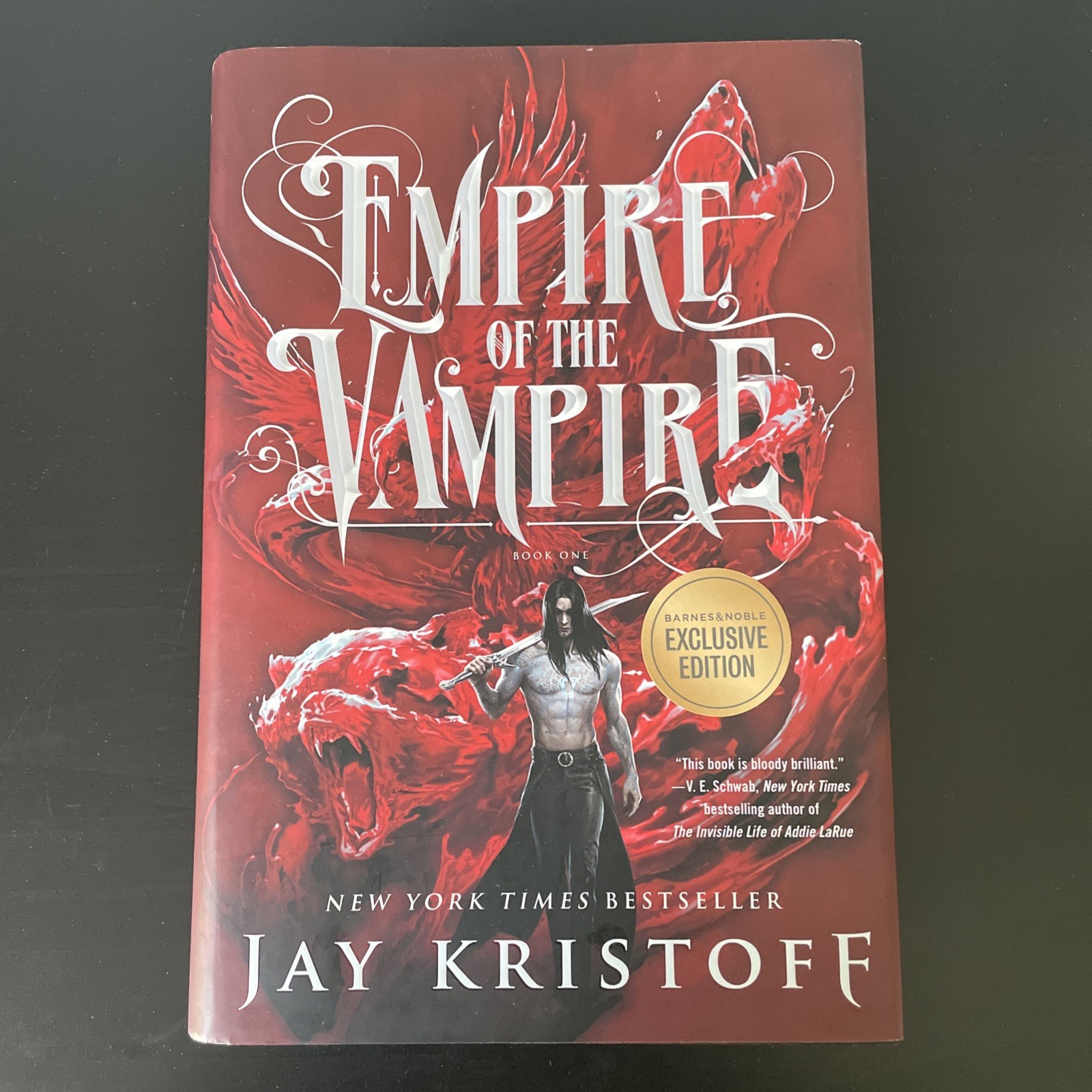 Signed Empire of the Vampire by Jay Kristoff Barnes & Noble Exclusive Edition HC