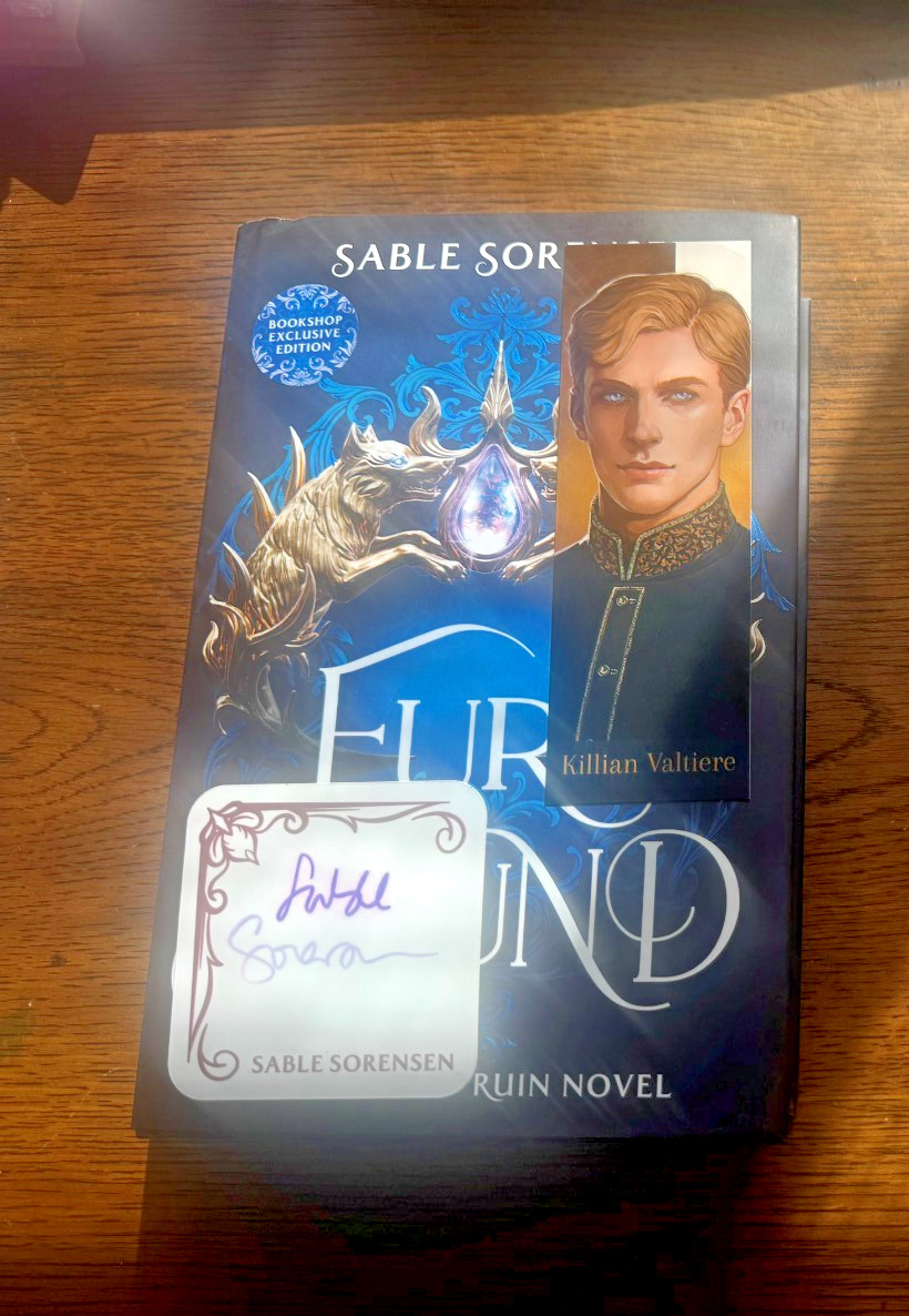 Fury Bound Waterstones Exclusive Special Edition Hardcover Edges, DIRE BOUND