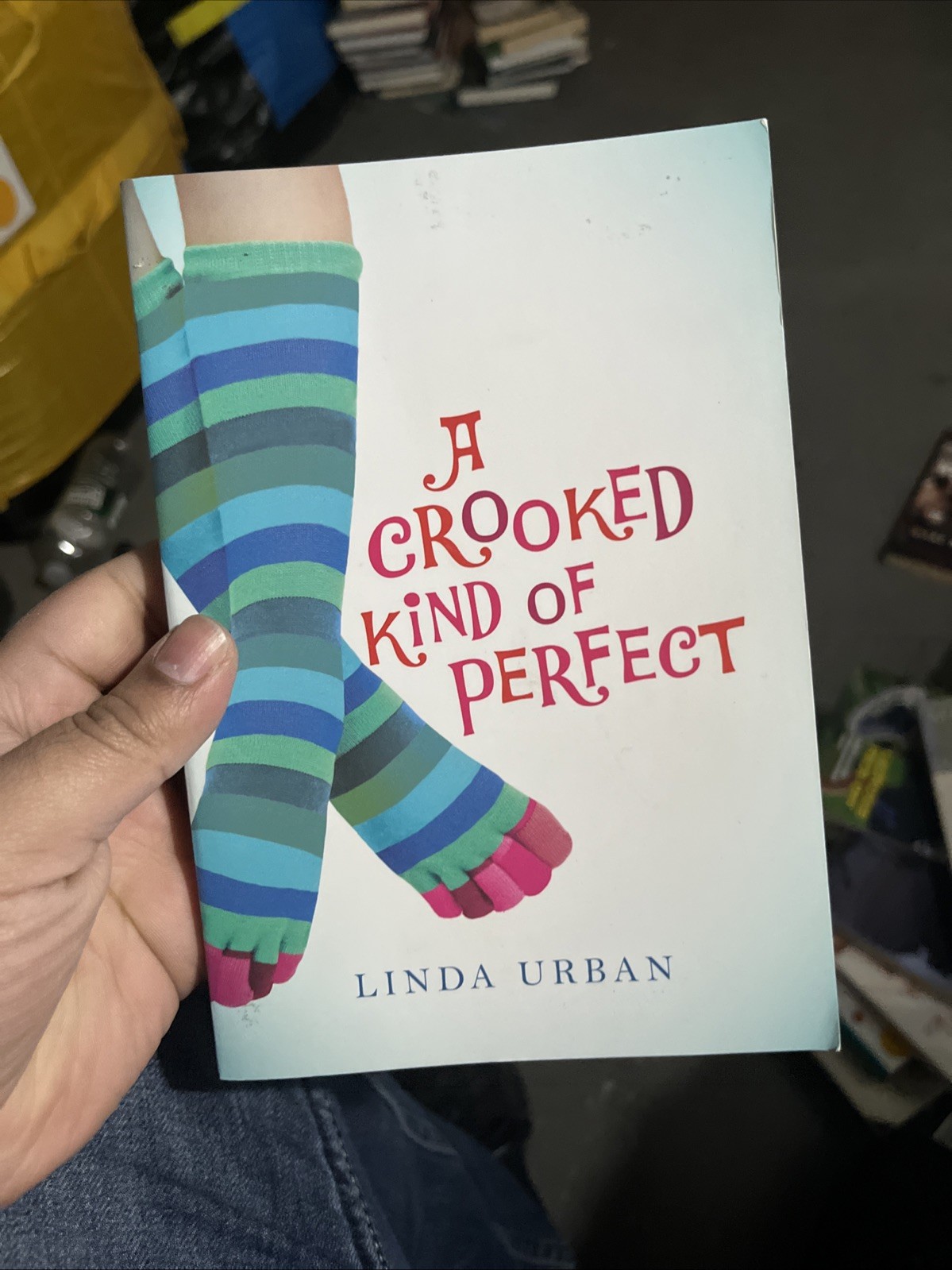 A Crooked Kind of Perfect by Linda Urban Young Adult Fiction Novel- ACCEPTABLE