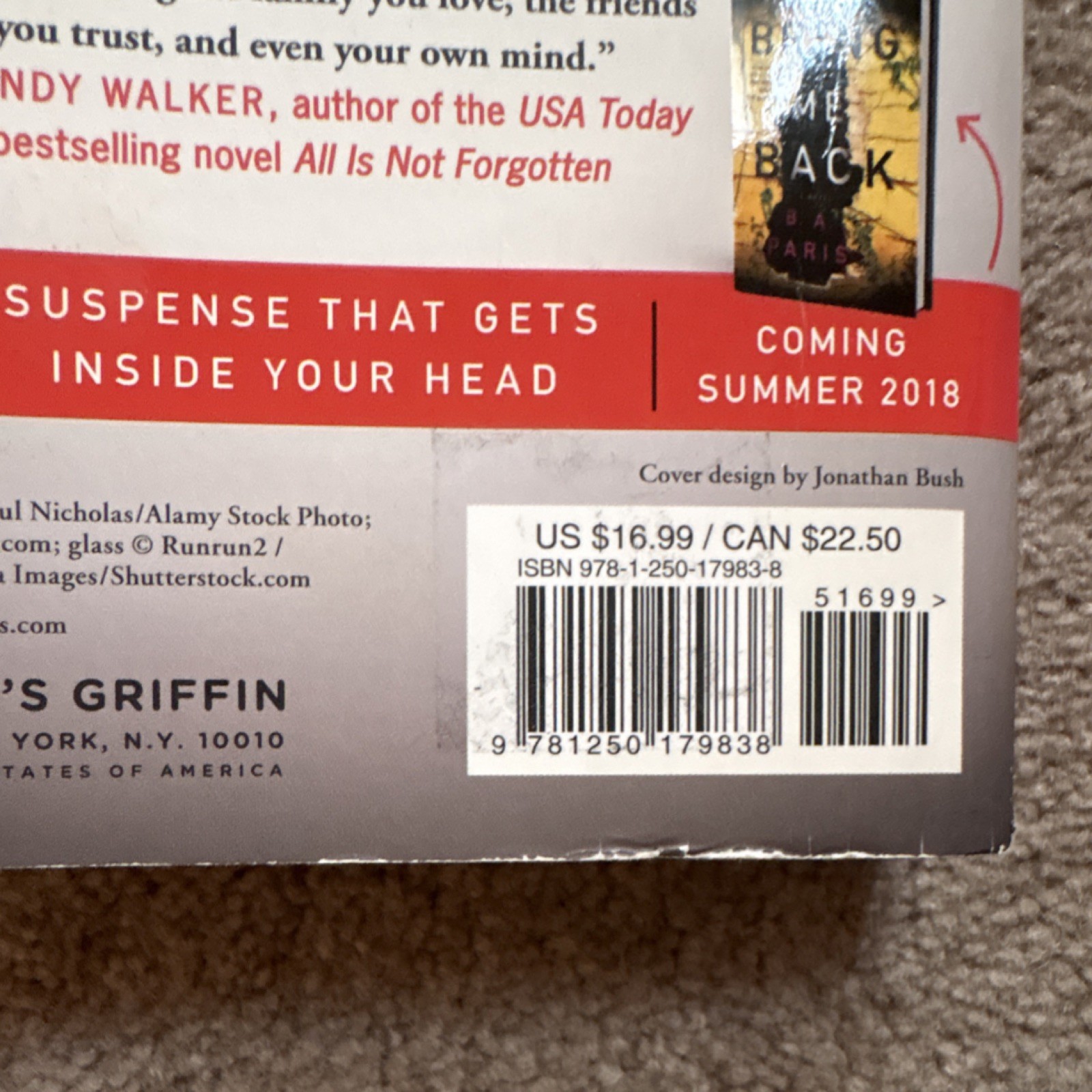 Breakdown : A Novel by B. A. Paris (2018, Trade Paperback) Psychological Thrill…